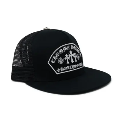 Chrome Hearts Arc Cross Patch Trucker Cap