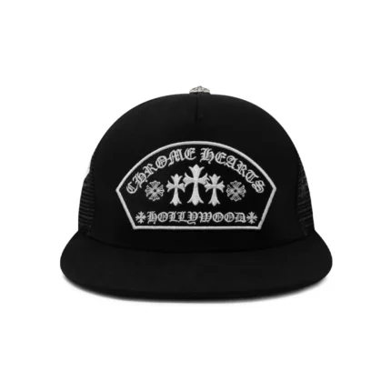 Chrome Hearts Arc Cross Patch Trucker Cap